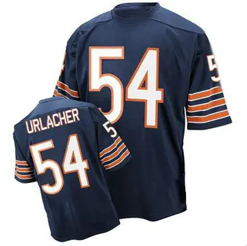Blue Men's Brian Urlacher Chicago Bears Authentic Team Color Throwback Jersey