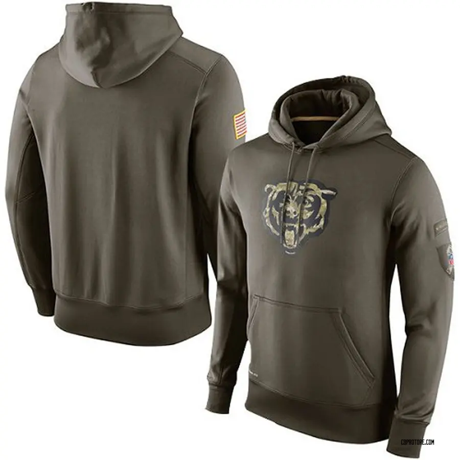 chicago bears salute to military sweatshirt